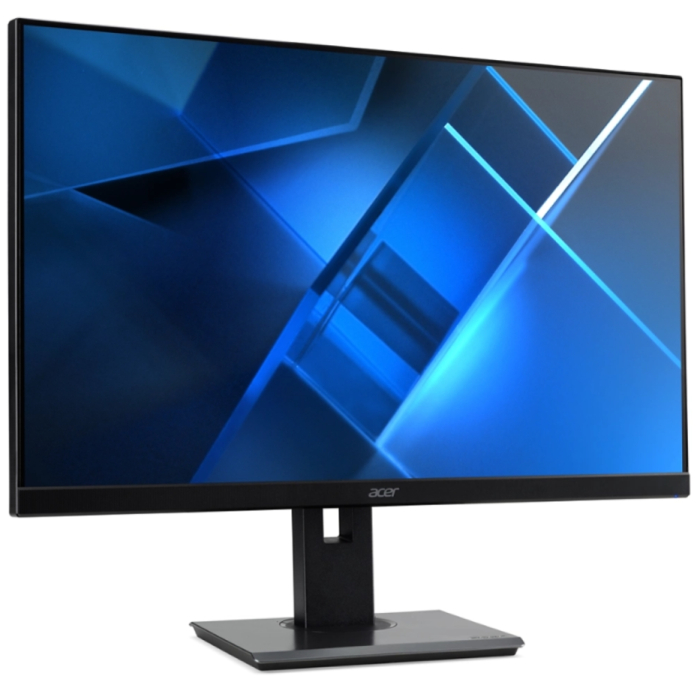 Acer Vero B247YEbmiprzxv, 23.8" IPS LED ZeroFrame, Anti-Glare, FreeSync, 4ms (GTG), 100Hz, 100M:1, 250nits, 1920x1080, Flicker-Less, BlueLightShield, Speakers, Audio In/Out, HDMI, VGA, DP, USB HUB 3.2 (1up 4down), VESA, Black (тъмнейл - 1)