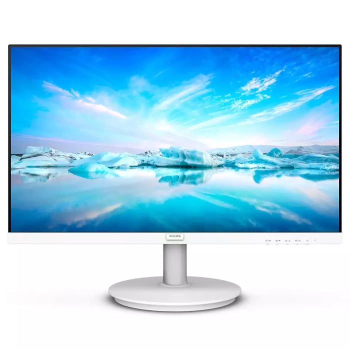 Philips 271V8AW, 27" IPS WLED, 1920x1080@75Hz, 4ms GtG, 250cd m/2, 1000:1, Mega Infinity DCR, Adaptive Sync, FlickerFree, Low Blue Mode, 2Wx2, Tilt, D-SUB, HDMI, White на супер цена