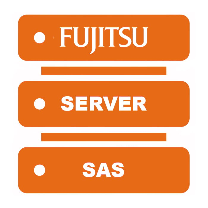 Fujitsu HDD SAS 12 Gb/s, 1.2 TB, 10 000 rpm, 512e, hot-plug, 2.5-inch, enterprise, VMware 6.0 or earlier not supported.