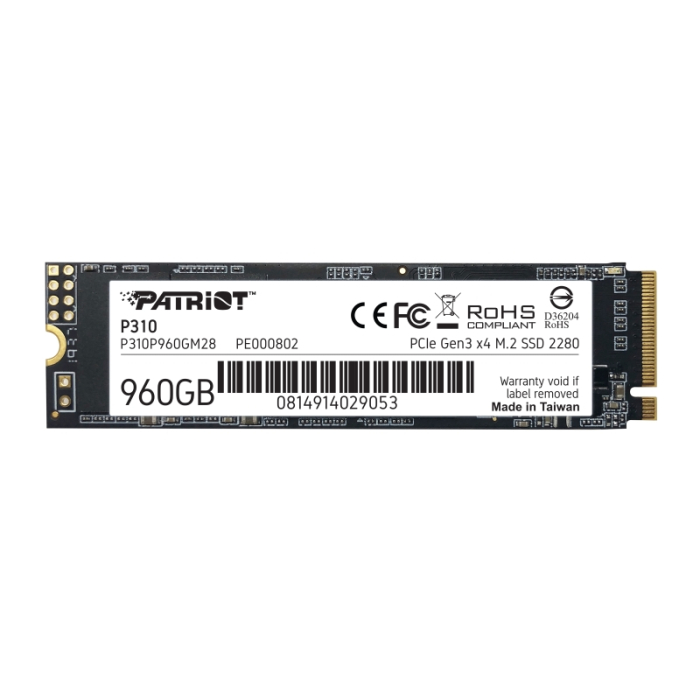 Patriot P310 960GB M.2 2280 PCIE на супер цена