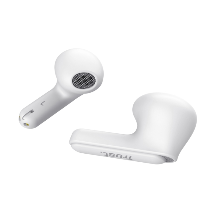 TRUST Yavi Bluetooth ENC Earphones White (тъмнейл - 1)