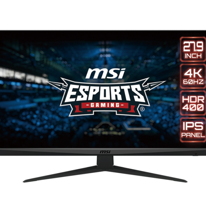 MSI G281UV, 27.9", 4K IPS Panel, 3840x2160, HDR400 10 bits, FreeSync, Anti-glare, Night Vision, Anti-Flicker, Less Blue Light, 1000:1, DP(1.2a), 2x HDMI (2.0b), Earphone out, TILT, FLAT, VESA 100, Frameless, 9S6-3CC81Q-0233 на супер цена