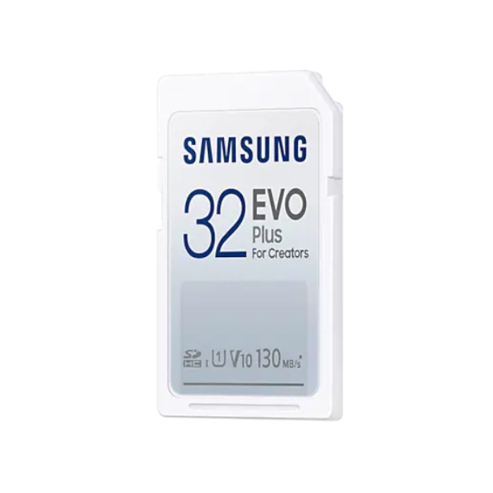 Samsung 32GB SD Card EVO Plus, Class10, Transfer Speed up to 130MB/s (тъмнейл - 2)