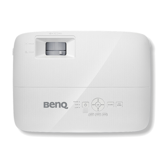 BenQ MX731, Network Business Projector, DLP, XGA (1024x768), 20 000:1, 4000 ANSI Lumens, Zoom 1.3x, VGA, HDMI x2, USB type A x2, Audio In/Out, Lan, VGA out, Speaker 10W, USB Reader for PC-Less Presentations, Corner Fit, 2D Keystone, 2.5kg, White (тъмнейл - 4)