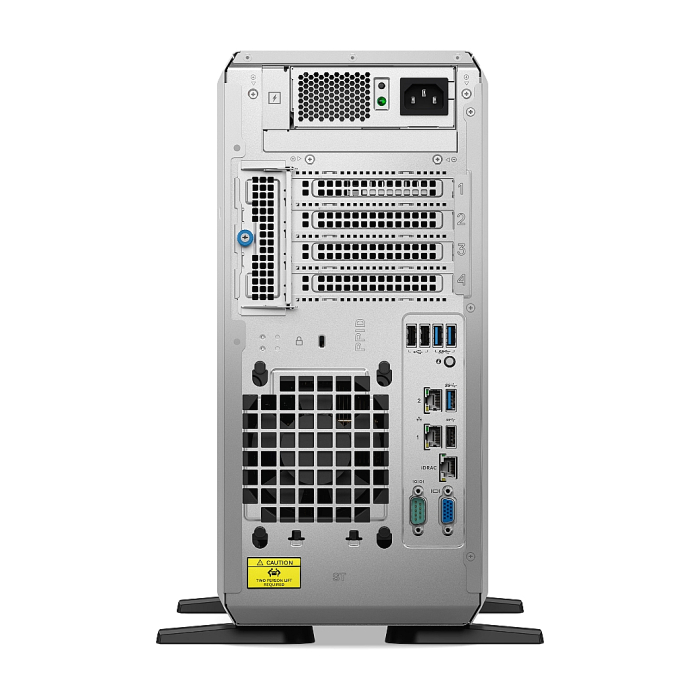 Dell PowerEdge T360, Chassis 8 x 3.5", Intel Xeon E-2434 (3.4G, 4C/8T, 8M Cache), 16GB (1x16GB) 4800MHz UDIMM ECC, 1x 480GB SSD SATA RI 6Gbps Hot-plug, Broadcom 5720 Dual 1Gb LOM, PERC H755 Controller FH, iDRAC9 Enterprise 16G, 3Y Basic Onsite (тъмнейл - 3)