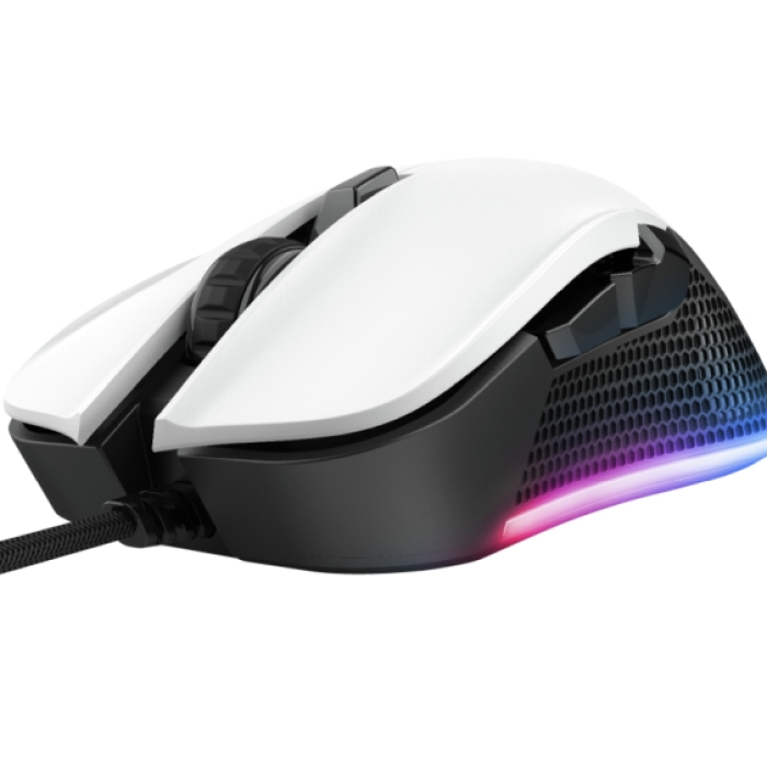 TRUST GXT 922 Ybar RGB Gaming Mouse White (тъмнейл - 2)