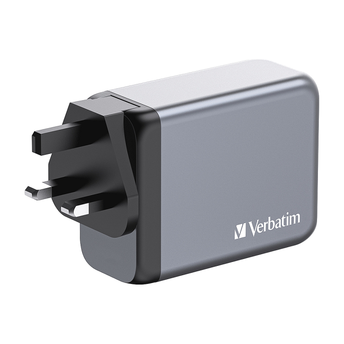 Verbatim GNC-200 GaN Charger 4 Port 200W USB A/C (EU/UK/US) (тъмнейл - 4)