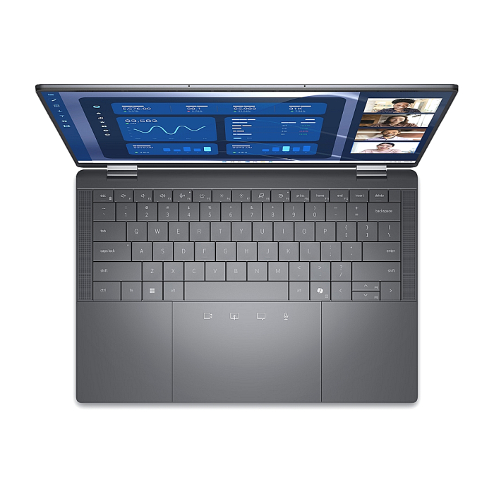 Dell Latitude 9450, Intel Core Ultra 7 165U (12 MB Cache, up to 4.9 GHz), 2in1, 14" QHD+(2560x1600), IPS Touch, AS,AR, 16GB on board 7467 MT/s LPDDR5X, 512 GB SSD PCIe M.2, Intel Graphics, FHD IR Cam , WiFi 7, FPR, Backlot, Win 11 Pro, 3Y PS (тъмнейл - 3)