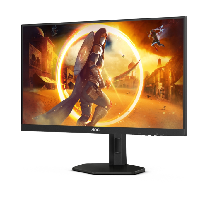 AOC Q27G4X, 27" IPS WLED, 2560x1440@180Hz, 1ms GtG, 1ms MPRT, 450cd m/2, 1000:1, Mega Infinity DCR, Adaptive Sync, FlickerFree, Low Blue Mode, Tilt, Height Adjust, Pivot, Swivel, 2xHDMI, DP (тъмнейл - 1)