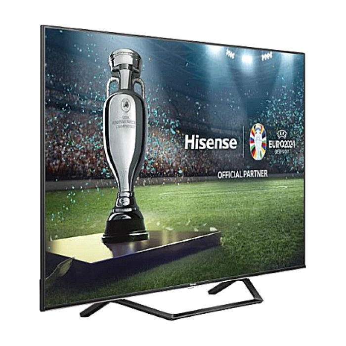 Hisense 43" A7NQ, 4K Ultra HD 3840x2160, QLED, FALD, Quantum Dot, HDR 10+, HLG, Dolby Vision, Dolby Atmos, Smart TV, WiFi 5GHz, WiFi Direct, BT, Anyview Cast, 3xHDMI, 2xUSB, LAN, CI+, DVB-T2/C/S2, Black (тъмнейл - 1)