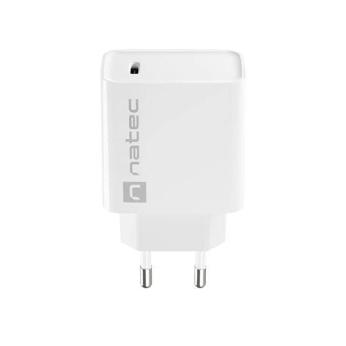 Natec USB Charger Ribera 1X USB-C 20W, White (тъмнейл - 4)