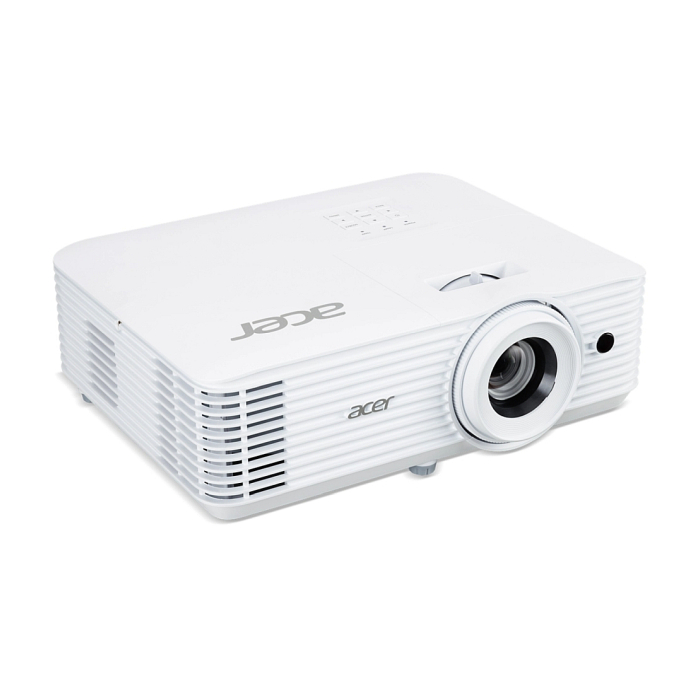 Acer Projector X1827, DLP, UHD 4K (3,840 x 2,160), 4000 ANSI Lumens, 3D, 10000:1, HDMI, RS-232, USB A, SPDIF, Audio in, Audio out, Speaker 10W, 3.1kg, Lamp life up to 12000 hours, White (тъмнейл - 1)