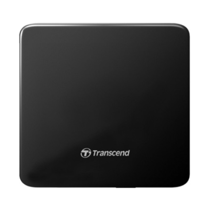 Transcend 8X DVD±RW, Slim Type, USB 2.0 (Black), 13.9mm Thickness (тъмнейл - 1)