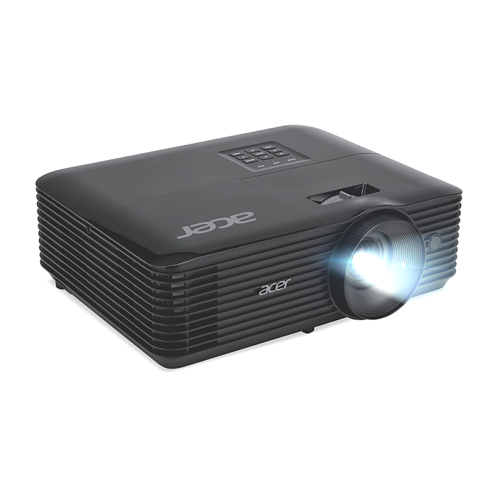 Acer Projector X1228i, DLP, XGA (1024x768), 4800 ANSI Lm, 20 000:1, 3D, Auto keystone, HDMI, WiFi, VGA in, USB, RCA, RS232, Audio in/out, DC Out (5V/1A), 3W Speaker, 2.7kg, Black + Acer Nitro Gaming Mouse Retail Pack (тъмнейл - 2)