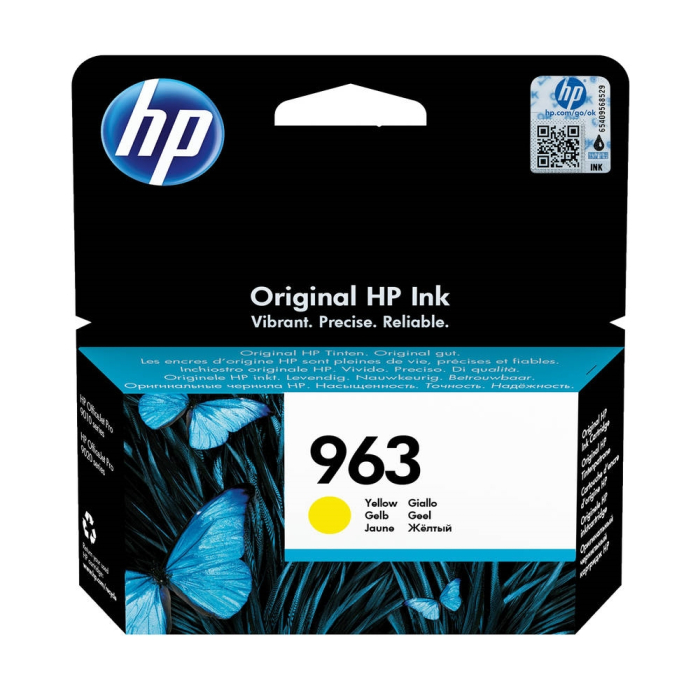 HP 963 Yellow Original Ink Cartridge (тъмнейл - 1)