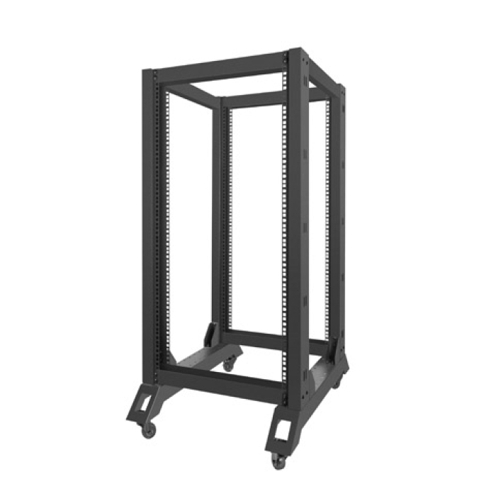 Lanberg open rack 22U 600x800, black (тъмнейл - 2)