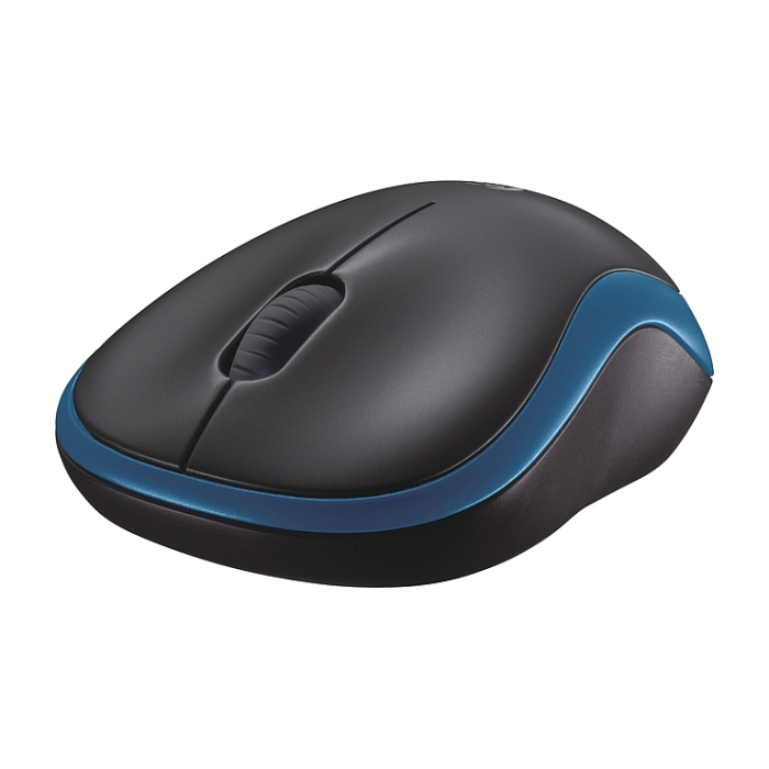 Logitech Wireless Mouse M185 Blue (тъмнейл - 2)