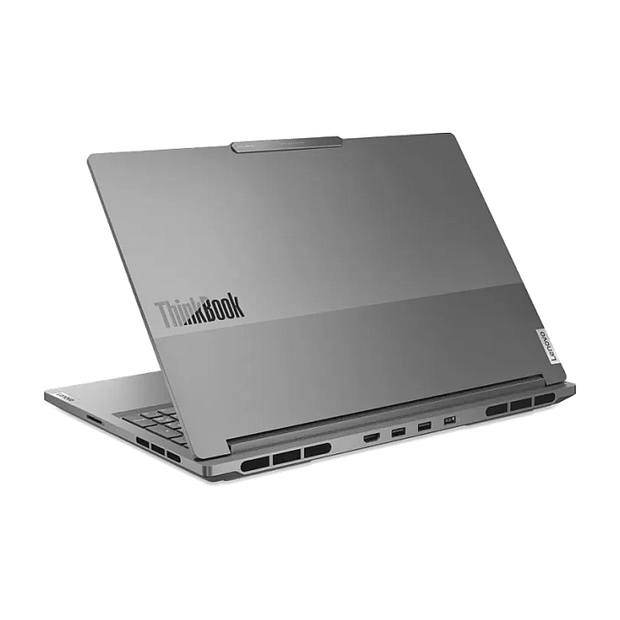 Lenovo ThinkBook 16p G4 Intel Core i7-13700H (up to 5GHz, 24MB), 32GB (16+16) DDR5 5200MHz, 1TB SSD, 16" 3.2K (3200x2000) IPS AG, NVIDIA GeForce RTX 4060/8GB, WLAN, BT, 1080p&IR Cam, Color Calibration, Backlit KB, FPR, Storm Grey, Win11Pro, 3Y (тъмнейл - 3)