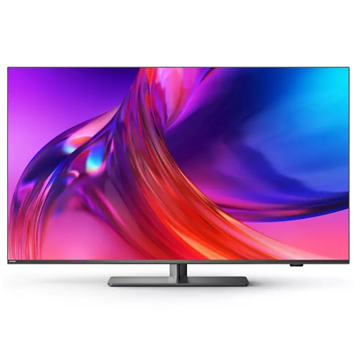 Philips 55PUS8818/12, 55" THE ONE, UHD 4K LED, 120 Hz, 3840x2160, DVB-T/T2/T2-HD/C/S/S2, Ambilight 3, HDR10+, Google TV, Dolby Vision/Atmos, Quad Core with Al, Swivel stand, 90% DCI/P3, 16GB, VRR FreeSync, BT5.0, HDMI 2.1, 2xUSB, Cl+, 802.11ac, Lan, (тъмнейл - 2)