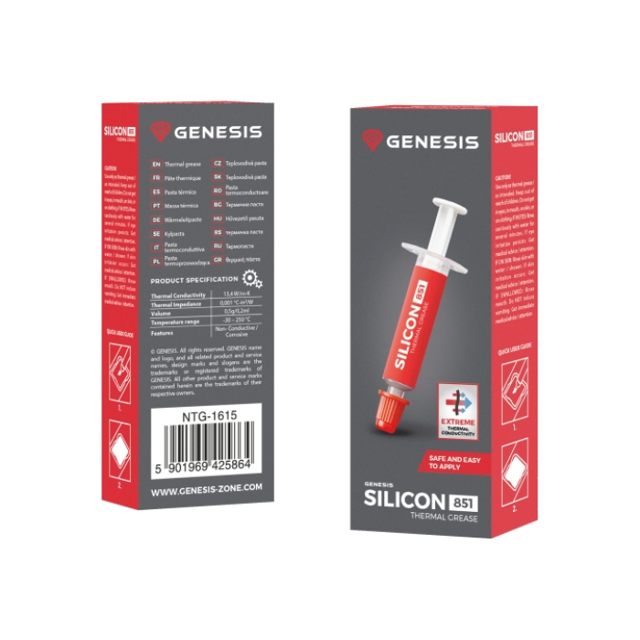 Genesis Thermal Grease Silicon 851 0.5G (тъмнейл - 4)