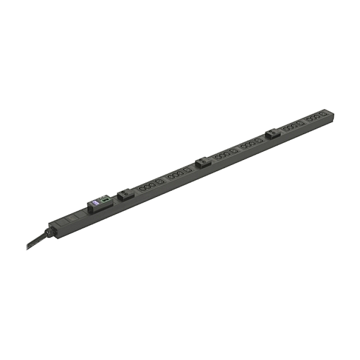 APC Easy PDU, Metered, Zero U, 22 kW, 230V, (18) C13 & (6) C19 IEC309 (тъмнейл - 1)