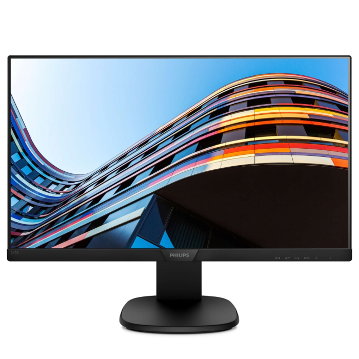 Philips 243S7EHMB, 23.8" Wide IPS, LED, 5ms, 1000:1, 20M:1 DCR, 250 cd/m2, 1920x1080@60Hz, Tilt, Swivel, Heigh Adjust, Pivot, D-Sub, HDMI, DP, Headphone Out, Speakers, Black на супер цена