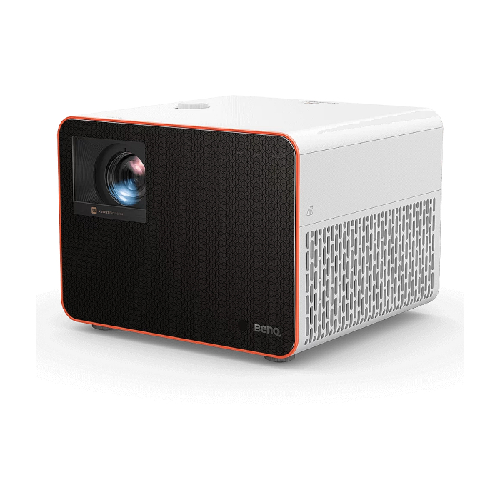 BenQ X3100i, Immersive Gaming Projector, 4LED, 3300lm, 4K, HDR, 100% DCI-P3, Low input lag (4K/1080P: 16.67ms@60Hz; 1080p: 8ms@120Hz, 1080p: 4.16ms@240Hz), Game mode, 5W*2 treVolo Speakers, 2D keystone, 1.3x Zoom, T/R 1.15, V. lens shift,with ATV2 dongle (тъмнейл - 1)