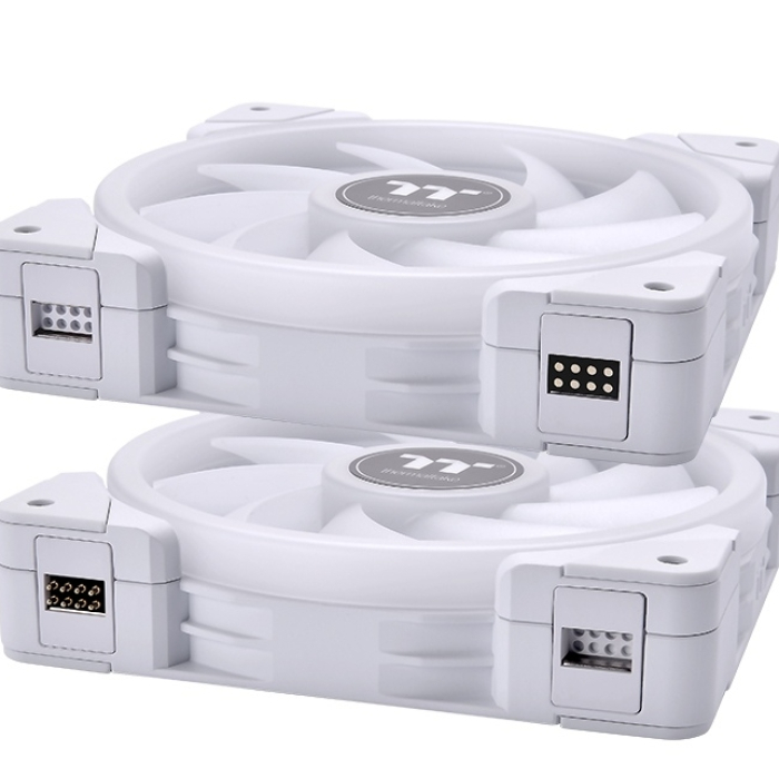 Thermaltake SWAFAN EX12 RGB PC Cooling Fan TT Premium Edition 3 Pack White (тъмнейл - 2)