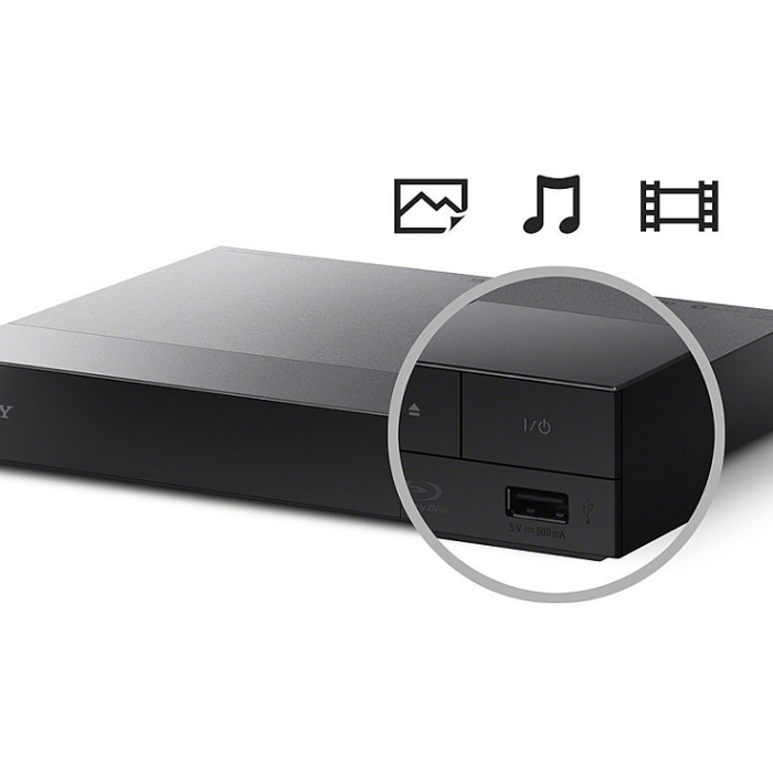 Sony BDP-S3700 Blu-Ray player with built in Wi-Fi, black (тъмнейл - 3)