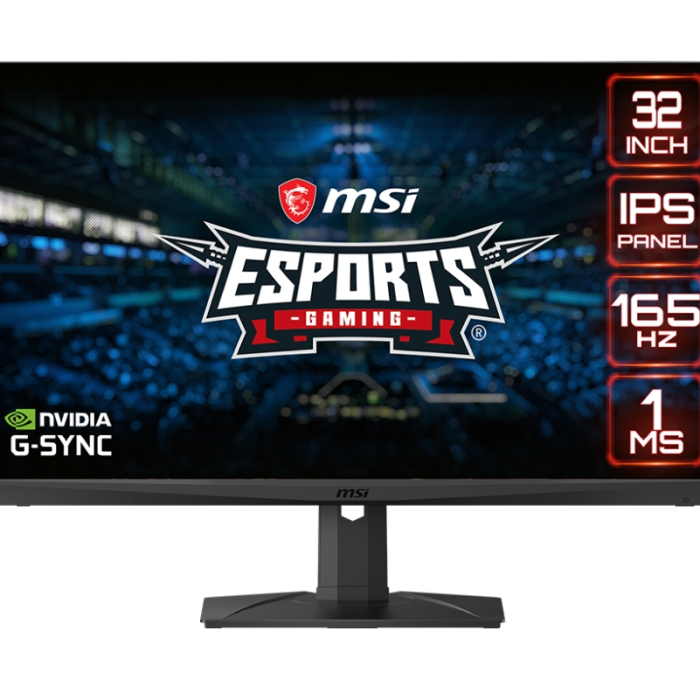 MSI Optix MAG321QR, 31.5", 165Hz, IPS, 1ms, WQHD 2560x1440, G-sync Compatible, HDR 400, Gaming OSD, Mystic Light, KVM, DP 1.2a, HDMI 2.0b, USB Type C (1.2a DP alt, PD 15W) USB HUB, Height Adj. 130 mm, VESA100, HDMI CEC, CONSOLE MODE, 9S6-3DB97A-001 на супер цена