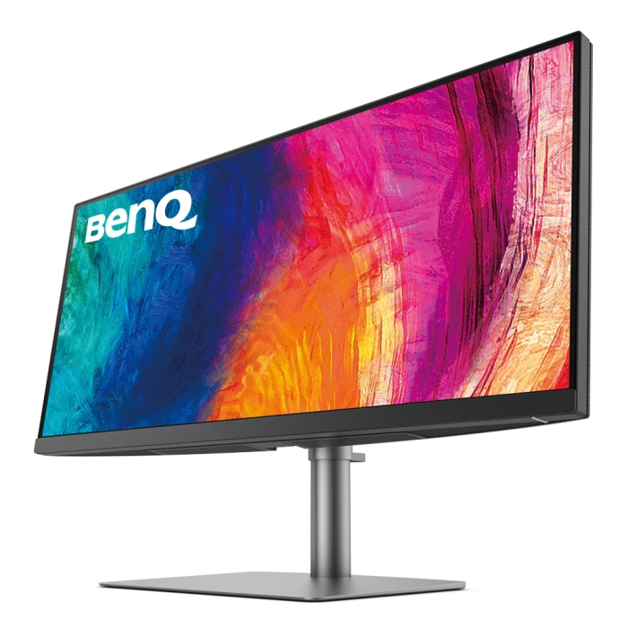 BenQ PD3420Q 34"W IPS LED 5ms 3440x1440 2K QHD, Design Mon, WQHD, AQCOL.,100% sRGB/98% P3,HDR400, B.I.,LBL,KVM, ICCsync, CAD/CAM, DualView, Contr.1000:1, 350 cd/m2, 2xHDMI,DP,USB-C(PD65W, DP Alt Mode),USB-C/USB 3.0x2, Sp.2x2.5W, HAdj., Swivel,Tilt, G (тъмнейл - 3)