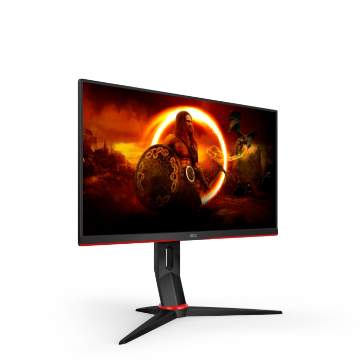 AOC Q24G2A/BK, 23.8" IPS WLED, 2560x1440@165Hz, 4ms GtG, 1ms MPRT, 350 cd/m2, 1000:1, DCR 80M:1, Adaptive Sync, FlickerFree, Low Blue Mode, Tilt, Height Adjust, Pivot, Swivel, HDMI, DP (тъмнейл - 1)