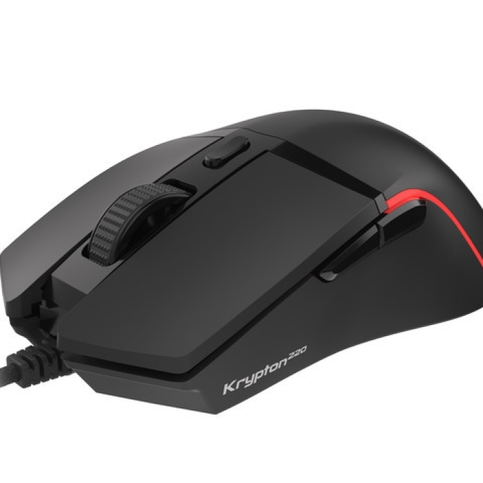 Genesis Gaming Mouse Krypton 220 RGB 6400 DPI With Software Black (тъмнейл - 1)