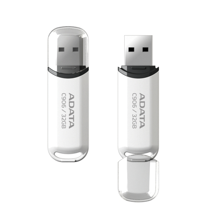 ADATA C906 32GB USB 2.0 White (тъмнейл - 3)