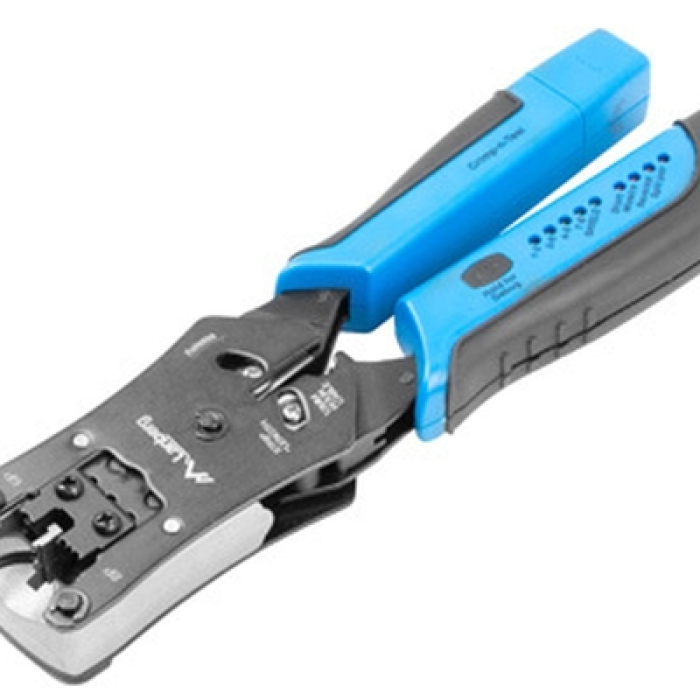 Lanberg crimping tool for RJ45, RJ12, RJ11 + cable tester (тъмнейл - 1)