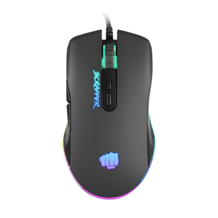 Fury Gaming Mouse Scrapper 6400DPI Optical With Software RGB Backlight