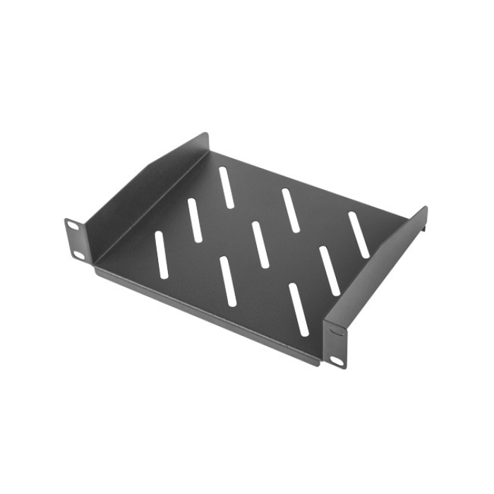 Lanberg 10" fixed shelf 1U / 254x180mm, max load capacity up to 20kg, black на супер цена