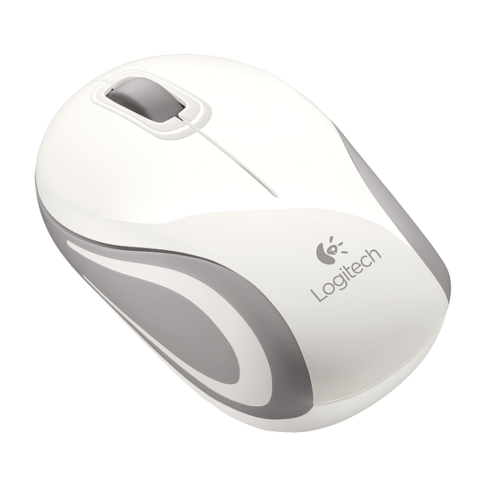 Logitech Wireless Mini Mouse M187 white (тъмнейл - 1)