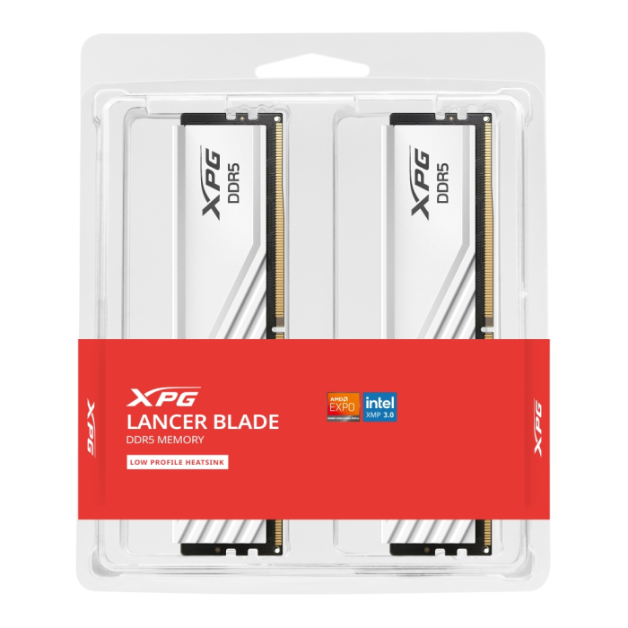 ADATA LANCER BLADE 32GB (2x16GB) DDR5 5600 MHz U-DIMM White (тъмнейл - 1)