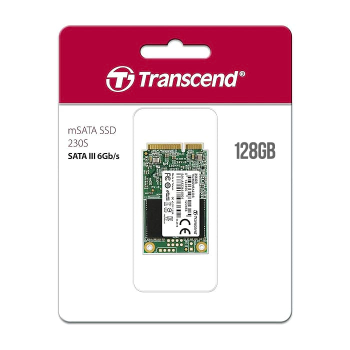 Transcend 128GB, mSATA SSD, SATA3, MLC