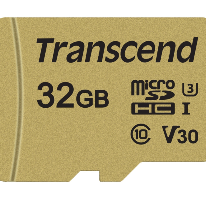 Transcend 32GB micro SD UHS-I U3 (with adapter), MLC