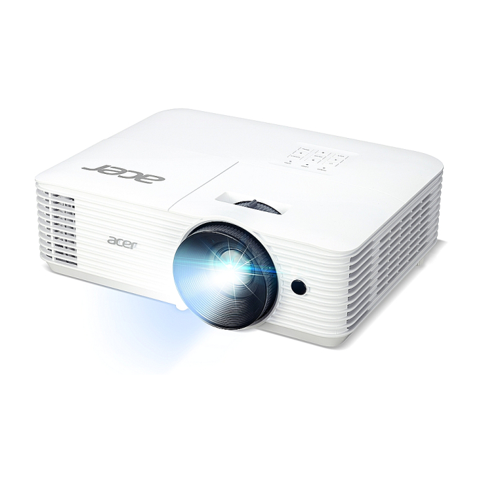 Acer Projector H5386BDi, DLP, WXGA (1280 x 720), 5000 ANSI Lumens, 20000:1, 3D, Wireless dongle included, HDMI, VGA, RS-232, Audio in, RCA, Wifi, Speaker 3W, Bag, 2.75kg, White + Acer Nitro Gaming Mouse Retail Pack (тъмнейл - 2)