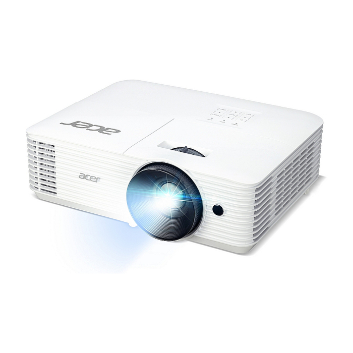 Acer Projector H5386BDi, DLP, WXGA (1280 x 720), 5000 ANSI Lumens, 20000:1, 3D, Wireless dongle included, HDMI, VGA, RS-232, Audio in, RCA, Wifi, Speaker 3W, Bag, 2.75kg, White (тъмнейл - 2)