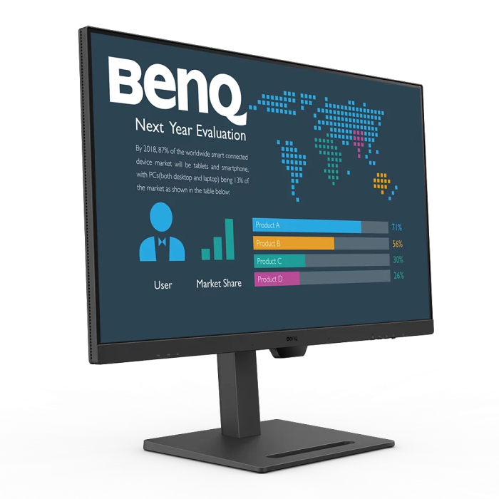 BenQ BL3290QT 32" IPS, 5ms, QHD 2560x1440, 75Hz, 99% sRGB, Eye Rem.,Eye-CareU, Flicker-free, LBL, B.I. Gen2, ePaper, 1000:1, 20M:1 DCR, 8 bit, 350cd/m2, HDMI, DP, USB-C 60W, Daisy Chain, 3xUSB 3.2, 2Wx2, HAdj.110mm, Headph.jack, Line In,Tilt, VESA, B (тъмнейл - 2)