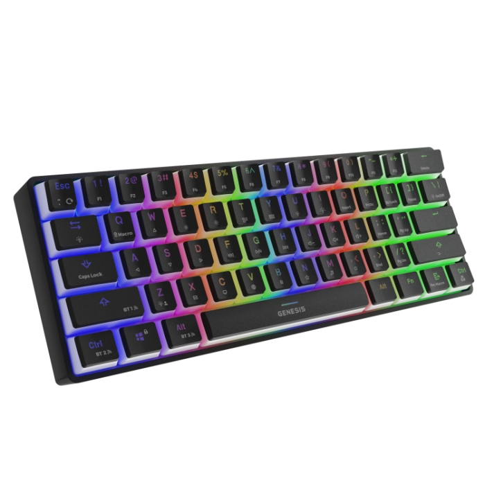 Genesis Mechanical Gaming Keyboard Thor 660 Wireless RGB Backlight BLACK GATERON BROWN на супер цена