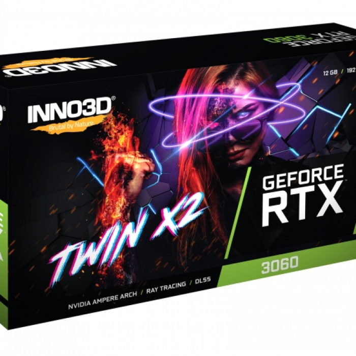 Inno3D GeForce RTX 3060 12GB GDDR6 Twin X2 (тъмнейл - 2)