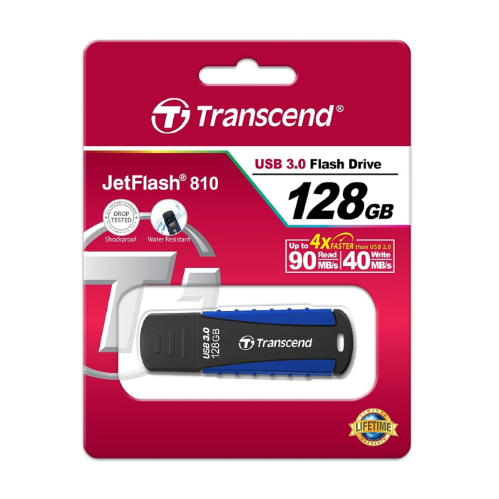 Transcend 128GB JETFLASH 810, USB 3.0 (тъмнейл - 3)