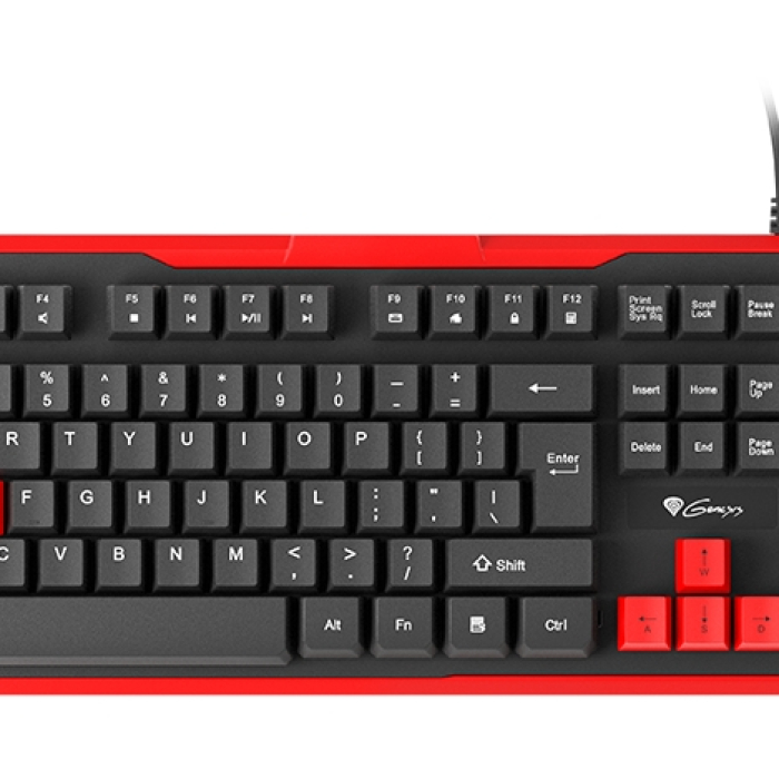 Genesis Gaming Keyboard Rhod 110 Red Us Layout