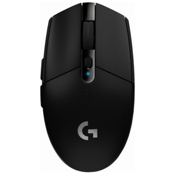 Logitech G305 Wireless Mouse, Lightsync RGB, Lightspeed Wireless, HERO 12K DPI Sensor, 400 IPS, 6 Programmable Buttons, Black на супер цена