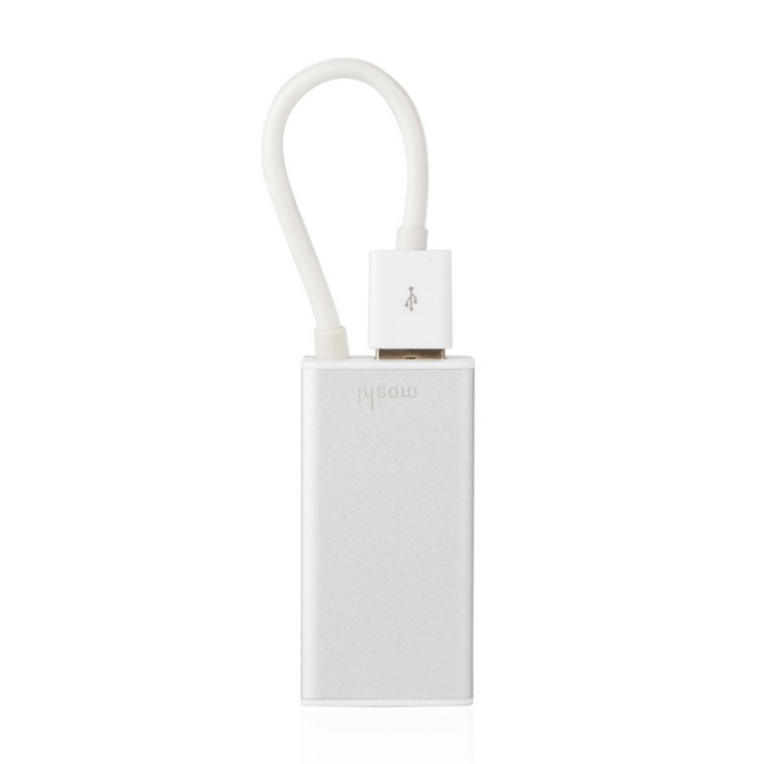 Moshi USB 2.0 to Ethernet Adapter, Silver (тъмнейл - 2)